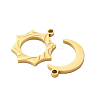 304 Stainless Steel Pendants STAS-H235-03B-G-3