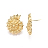 Brass Earring for Women EJEW-M259-01A-G-3