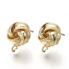 Iron Stud Earring Findings X-IFIN-T014-16G-NR-1