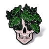 Green Plant Pot Enamel Pins JEWB-C035-01A-EB-1