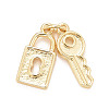 Eco-Friendly Brass Pendants KK-M225-16G-1