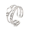304 Stainless Steel Ring Components RJEW-P188-01B-P-1