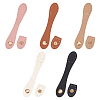 WADORN 5 Sets 5 Colors PU Leather Sew on Purse Clasps FIND-WR0008-18-1