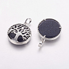 Synthetic Blue Goldstone Pendants G-E388-03P-1