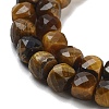 Natural Tiger Eye Beads Strands G-H042-A04-03-4