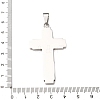 201 Stainless Steel Big Pendants STAS-C149-01P-3