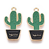 Alloy Enamel Pendants ENAM-WH0047-28G-1