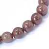 Natural Purple Aventurine Round Bead Strands G-E334-10mm-21-2