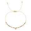 Bohemian Style Brass Charm Bracelets JG3497-7-1