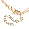 Brass Macrame Pouch Braided Gemstone Holder Bracelet Making BJEW-JB09645-01-4