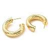 Rack Plating Brass Round Stud Earrings KK-C026-19A-G-2