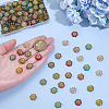 160Pcs 8 Colors Transparent Acrylic Beads TACR-ME0001-04-3
