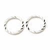 Brass Linking Rings KK-F831-018C-S-RS-2