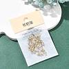 SHEGRACE Brass Pave Cubic Zirconia Oval Connector Charms XGRQ2O331-437A-G-6