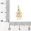 Brass Micro Pave Cubic Zirconia Pendants ZIRC-I356-17G-B01-3