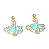 Alloy Enamel Pendants PALLOY-F288-05A-2