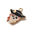 Alloy with Enamel Pendants AL-CBA9E11-03KCG-12-2