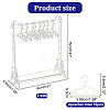 HOBBIESAY 2 Sets Acrylic Earring Display Stands EDIS-HY0001-12-2