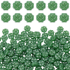 160Pcs Spray Painted Glass Beads GLAA-SC0003-42-1