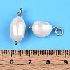 Natural Baroque Keshi Pearl Cultured Freshwater Pearl Pendants LS-PEAR-Q013-01C-5