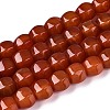 Dyed Natural Agate Beads Strands G-T144-50A-04-4