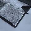 Non-woven Fabric & Lattice Surface Insulated Lunch Bag AJEW-WH20017-95B-02-2