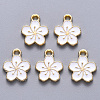 Alloy Enamel Charms X-ENAM-S121-121C-2