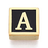 304 Stainless Steel Black Enamel Square Spacer Bars STAS-T073-58A-G-1