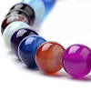 Natural Striped Agate/Banded Agate Beads X1-G-S259-04J-6mm-3
