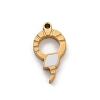 304 Stainless Steel Enamel Pendants STAS-L281-005G-1