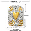 304 Stainless Steel Pendants STAS-OY002-70G-2