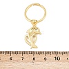 Adjustable Brass Micro Pave Cubic Zirconia Pendant Finger Rings for Women RJEW-A090-01A-G-5