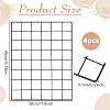 4 Bags Spray Printed Iron Mesh Wall Mounted Hanging Display Stands ODIS-WR0001-18A-2
