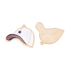Sport Alloy Enamel Pendants ENAM-C035-01C-2