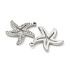 304 Stainless Steel Pendant Rhinestone Settings STAS-K267-12B-P-2
