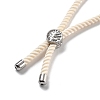 Twisted Nylon Cord Silder Bracelets DIY-B066-03P-28-3