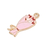 Valentine's Day Alloy Enamel Pendants ENAM-I084-01KCG-09-2