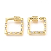 Brass Micro Pave Cubic Zirconia Screw Carabiner Lock Charms KK-M206-20G-01-3