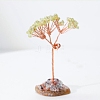 Natural Peridot Tree of Life Feng Shui Ornaments TREE-PW0001-17C-1