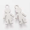 304 Stainless Steel Charms STAS-Q201-T127-2