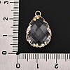 Transparent Glass Pendants KK-N283-02J-G-4