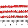Dyed Synthetic Imperial Jasper Beads Strands G-M403-A36-01-5