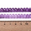 Imitation Jade Crackle Glass Beads Strands GLAA-N068-01A-A10-5