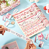 20pcs 5 Styles Scrapbooking Stickers DIY-TAC0029-03D-7