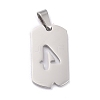 Non-Tarnish 304 Stainless Steel Pendants STAS-O127-B04-2