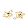 Brass Enamel Pendants KK-K250-29G-2