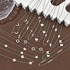 304 Stainless Steel Link Chain Necklaces for Women Men NJEW-K292-01P-1