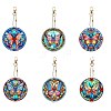 DIY Diamond Painting Keychain Kits DIAM-PW0010-67M-1