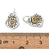 Tibetan Style Alloy Charms PALLOY-Q458-01AG-01-3