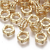 Brass European Beads LS-KK-S354-206A-NF-2
